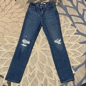 Levi's 724 Women's High Rise Straight Leg Blue Jeans Size 26